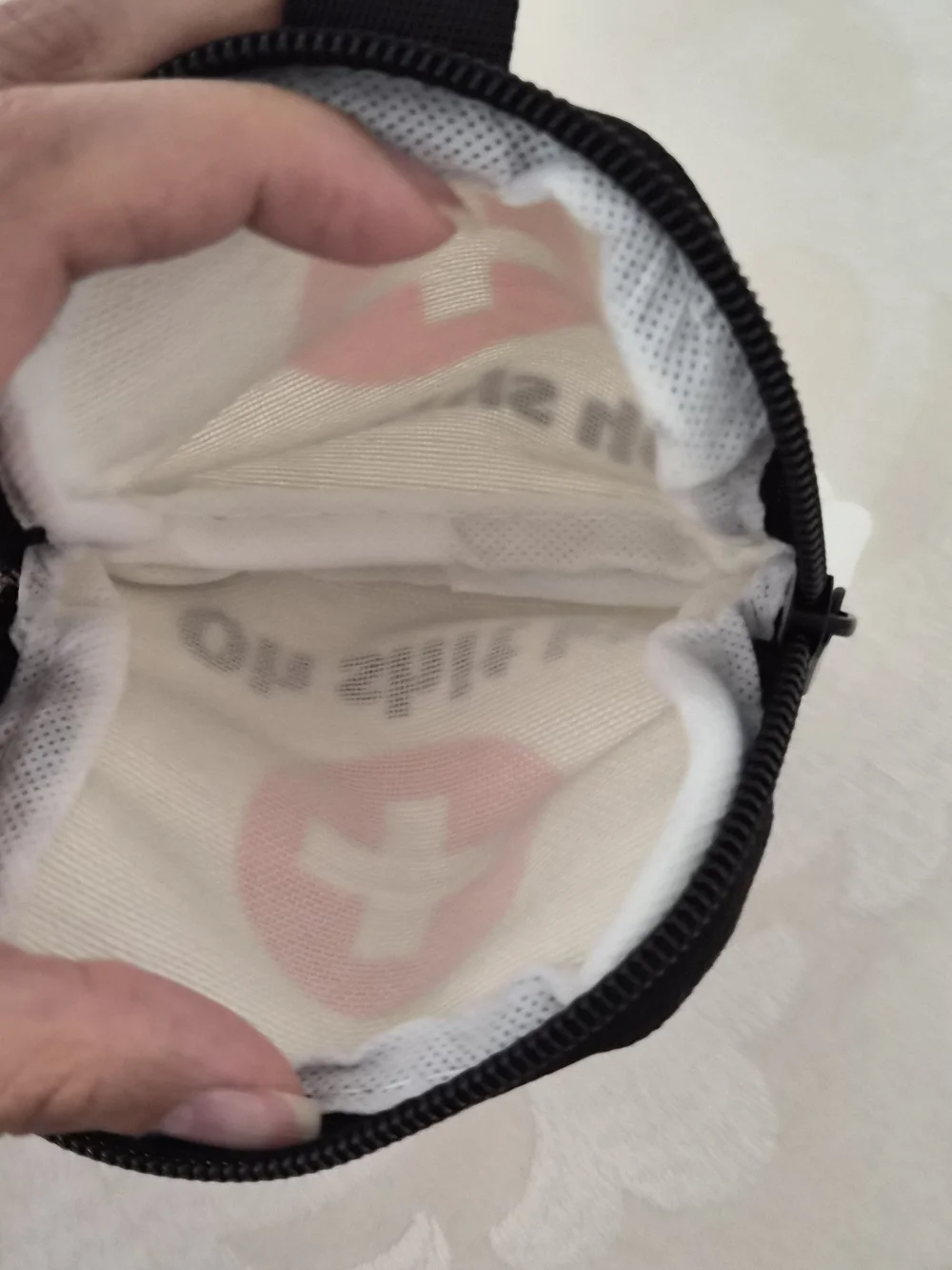 White First Aid Clip Pouch 